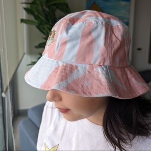 Fiorucci Pink Tie Dye Bucket Hat 